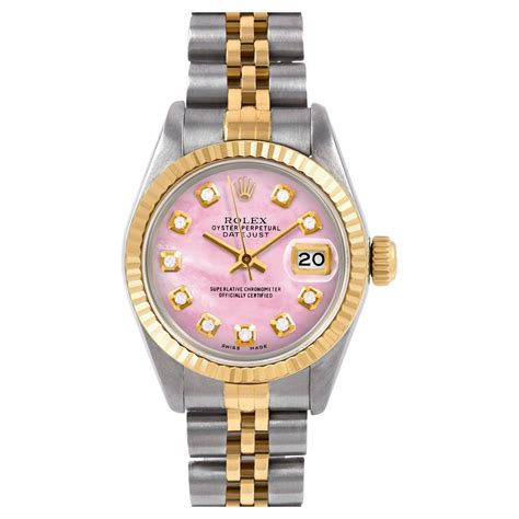 preowned rolex ladies datejust mother of pearl diamonds|Rolex Datejust 36mm on wrist.